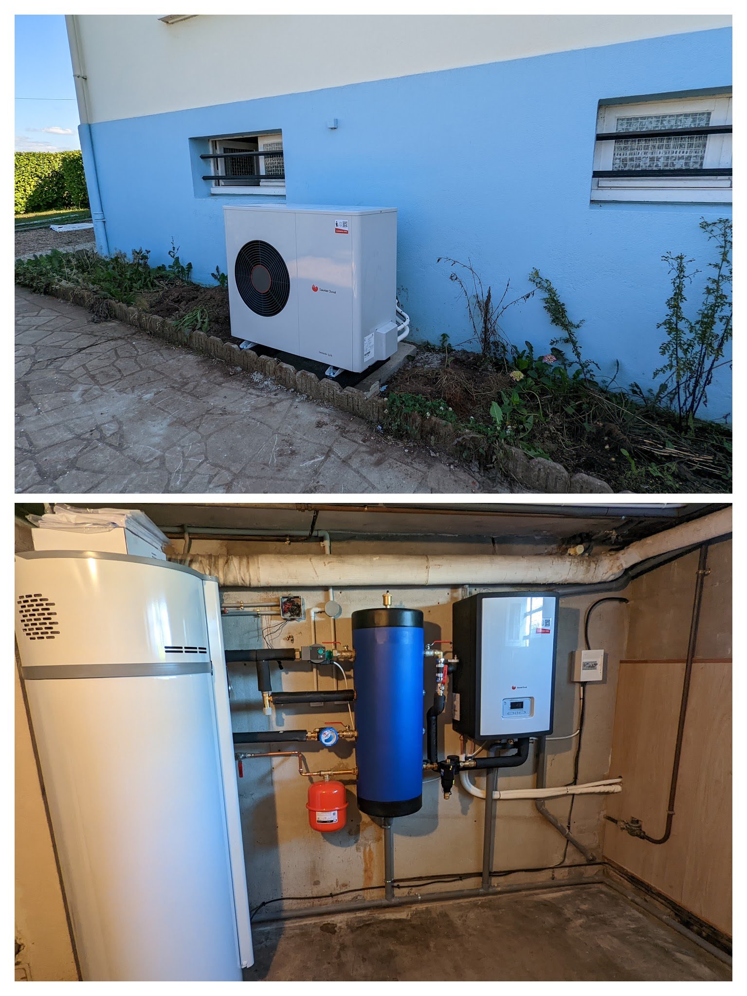 Installation PAC extérieure
